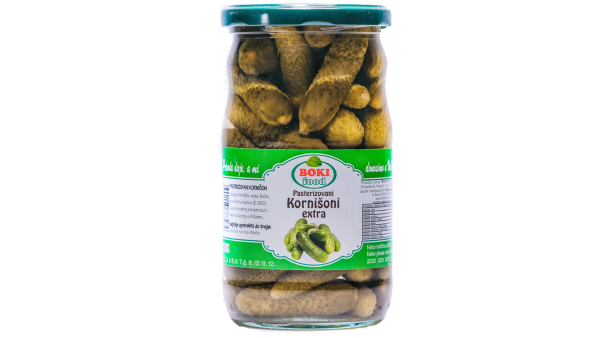 Kornišoni EXTRA 680 gr